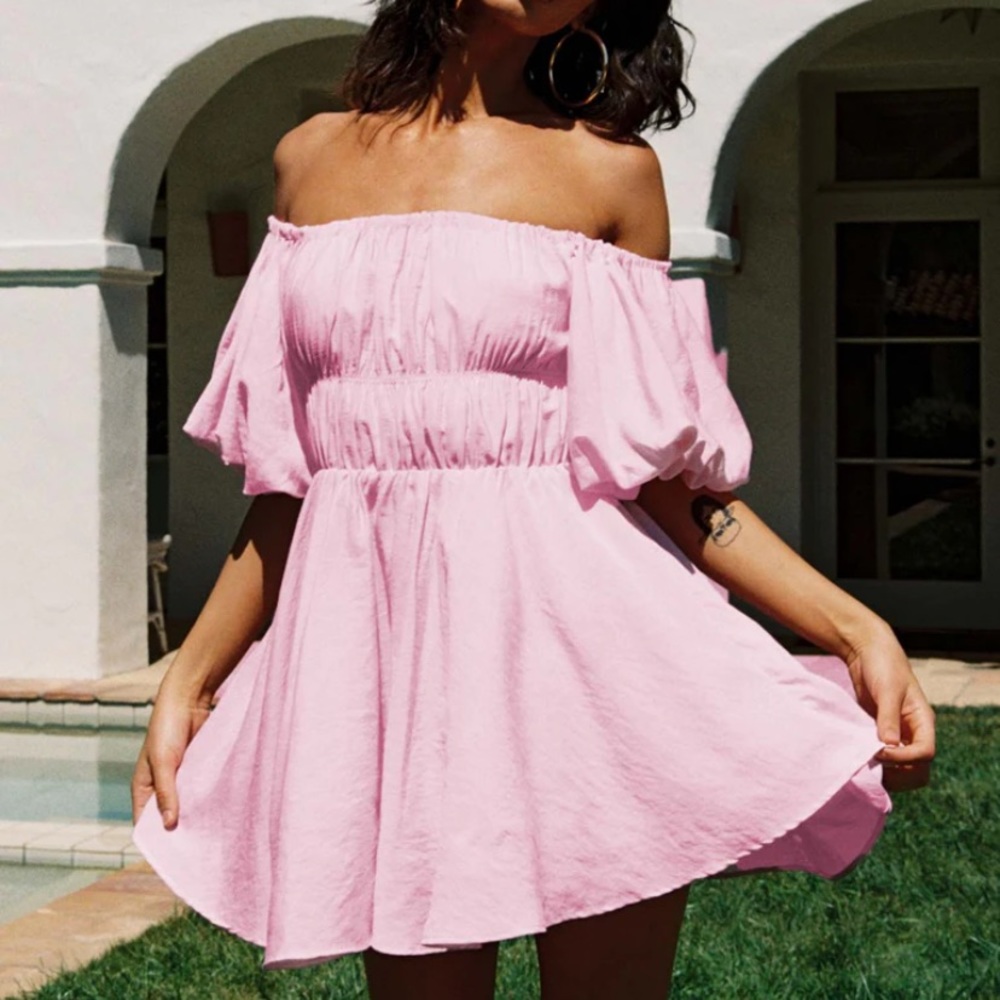 Pink princess Polly mini dress